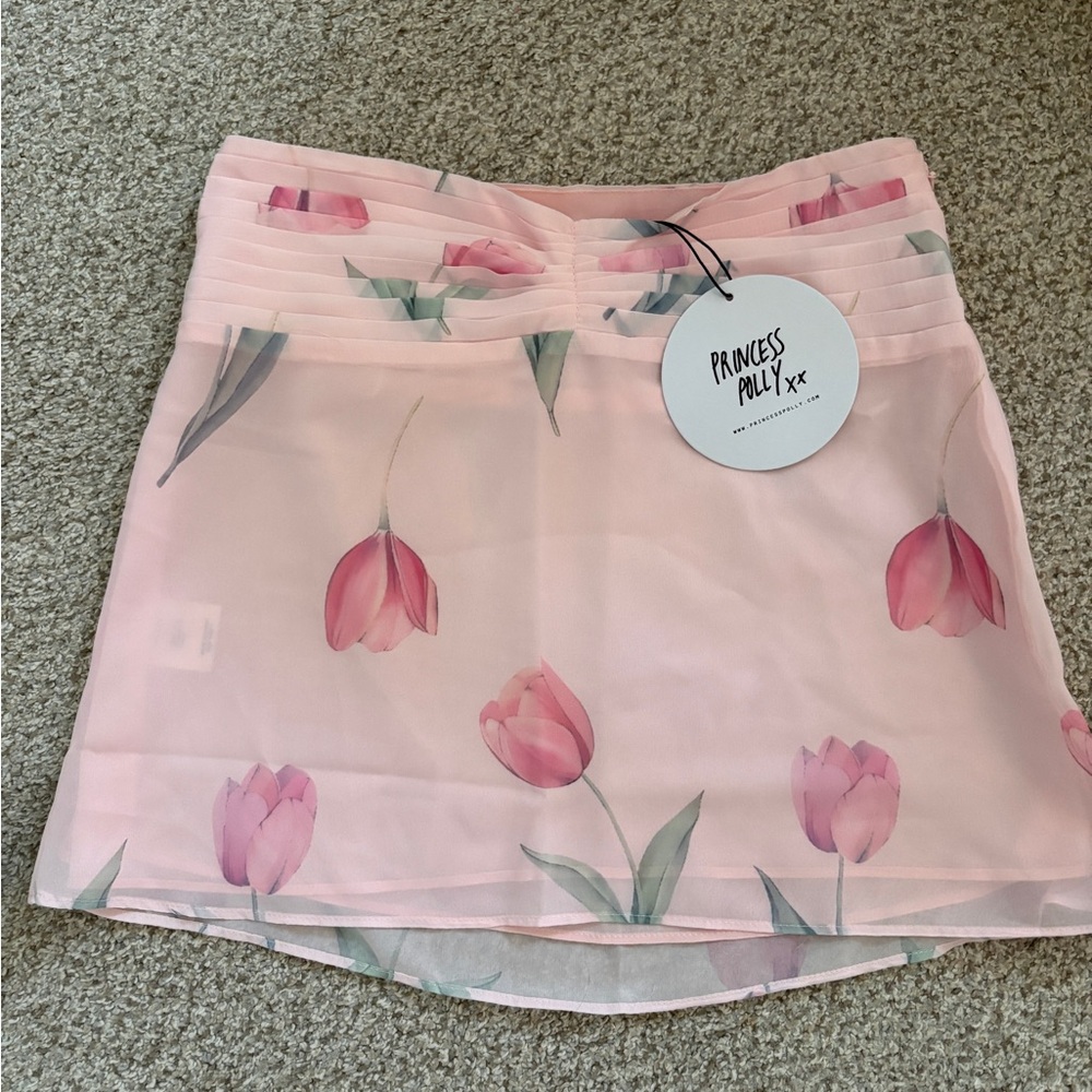 Princess Polly Tulip Print Mini Skirt